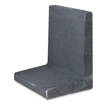 L element 50x50x120 zwart