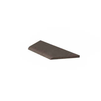 Oud hollands zwembadrand hoek links (100/60x40x5 cm) taupe