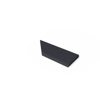 Oud hollands zwembadrand hoek rechts (100/60x40x5 cm) carbon
