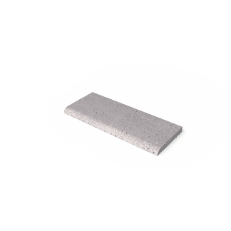 Oud hollands zwembadrand 100x40x5 cm grijs