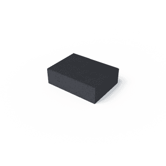 Oud hollands halve traptrede 50x37x15 cm carbon