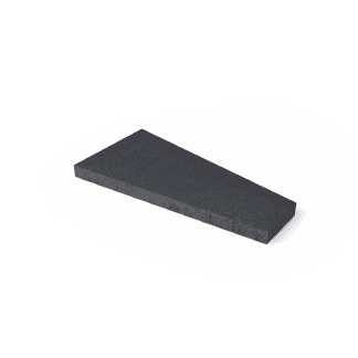 Oud hollands tegel trapezium 120x60/30x8 cm antraciet