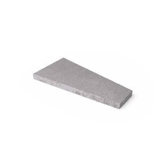 Oud hollands tegel trapezium 120x60/30x8 cm grijs