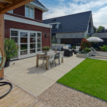 Oud hollandse tegel 80x80x10 cm grijs