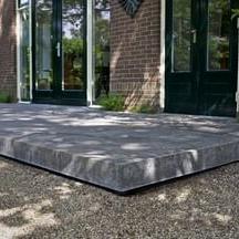 Oud hollandse tegel 240x120x12 cm antraciet