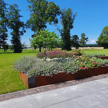 Flexline 400 x 2160mm Corten incl. 5 grondnagels en verbindingsset