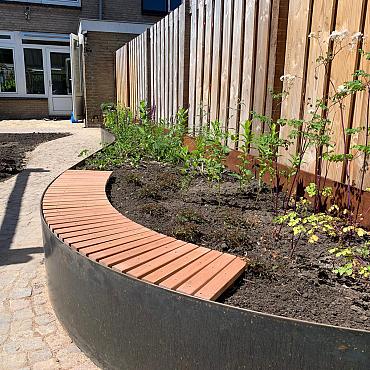 Flexline 560 x 2160mm Corten incl. 5 grondnagels en verbindingsset