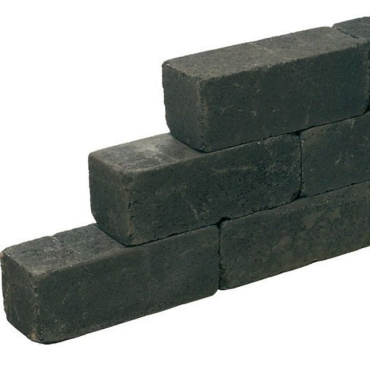 Blockstone black 15x15x30cm