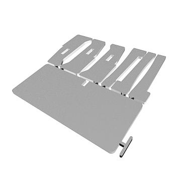 Kant-en-klare hoek Flexline/Rigidline 240 Corten incl. vebindingsset