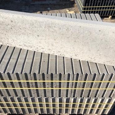 Opsluitband 6x30x100cm grijs