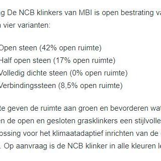 NCB 31.5x11.5x10 t1 open grijs nok