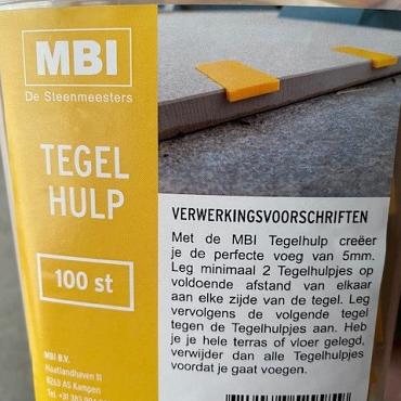 Mbi tegelhulp herbruikbaar. emmer 100 st