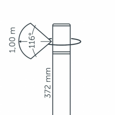 Liv low corten (37 cm)