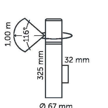 Liv wall rosé silver