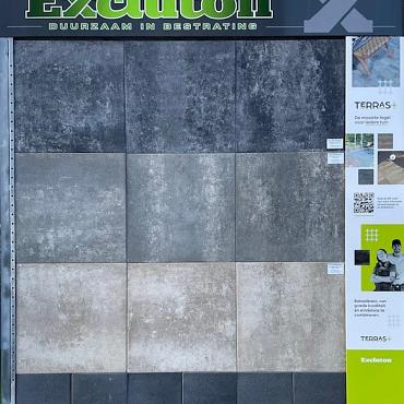 Terrastegel 60x60x4 cm Ede (type 2)