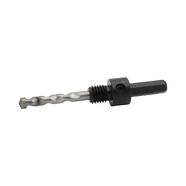 Adapter HEXAGON naar M14 uitw., incl.centreerboor
