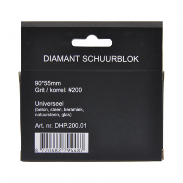 Diamant schuurblok korrel 200