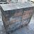 Betonblok strak 12x12x60cm Bruin/zwart (restpartij)