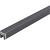 Fencyscherm Aluminium bovenlijst laag model  Antraciet 7016 1770mm