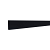 Fencyscherm Aluminium sight plank Zwart 9005 20x100x1780mm