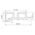 Legro AC20 Rhombus hoekprofiel 8,95x4,5x360 cm (w.m.80x45) Burned Wood