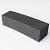 Oud hollands zitelement gebogen 200x60x47 antraciet (radius 10 gr)