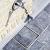 Aco Vloerput bluestone 20x20x19,5cm Zij-uitloop