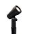 Mafra rechte kap zwart prikspot | warmwit | 1,5 watt 12 volt