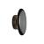 Lousa rondom zwart | wandlamp | warmwit | 4 watt | dimbaar 12 volt