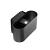 Corvo ovaal zwart | up & down | warmwit | dimbaar 12 volt