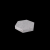 Oud hollandse tegel hexagon (6-kant) 37.5x37.5x7 cm grijs