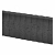 Mini rondobandpalissade 6x25x50 cm zwart