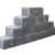 Straight block 35x20x15 mount everest