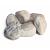 Carrara rond 80-150mm gaasbox  (1000kg)