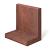 L-element 60x40x50 roestbruin (hxdxb)
