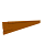 Flexline 150 x 2200 mm. Corten incl. 3 platte grondpennen en verbindingsplaat