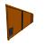 Flexline 560 x 2160mm Corten incl. 5 grondnagels en verbindingsset