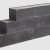 Lineablock black 15x15x45cm
