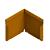 Kant-en-klare hoek Flexline/Rigidline 240 Corten incl. vebindingsset