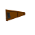 Rigidline 240 x 2160mm Corten incl. 5 grondnagels en verbindingsset