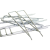 Gronddoekpennen metaal  20 x 3 cm