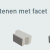 Komo eindsteen h-prof 8cm antraciet+facet(3