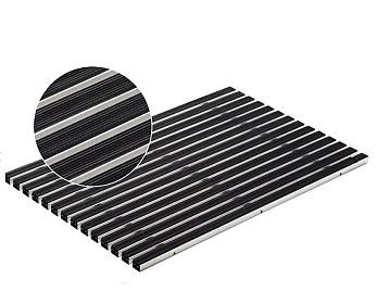 Aco mat schoonloop 60x40x2 cm alum + rubber zwart 