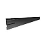 Flexline 150 x 2200 mm. Zwart poedercoat incl. 3 platte grondpennen en verbindingsplaat