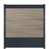 Fencyscherm WPC Rabatplank (wb 140mm) Misty 20x150x1780mm