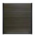 Fencyscherm WPC Rabatplank Rhombus (140mm) Chocolate 20x150x1780mm
