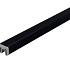 Aluminium bovenlijst laag model  zwart 9005 1770mm