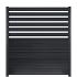 Fencyscherm WPC Rabatplank Rhombus (140mm) Carbon 20x150x1780mm