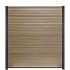 Fencyscherm WPC Rabatplank Rhombus (140mm) Coconut 20x150x1780mm