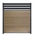 Fencyscherm WPC Rabatplank Rhombus (140mm) Coconut 20x150x1780mm
